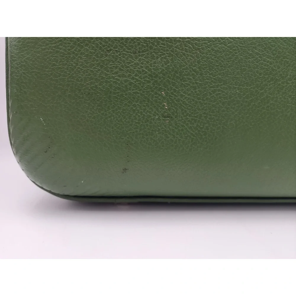 Vintage Trojan Hard Shell Weekender Luggage Suitcase Avocado Green 16